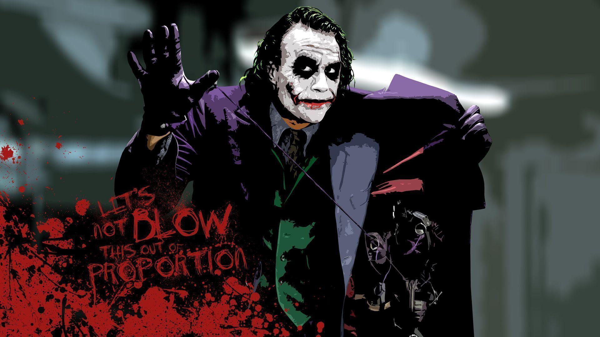 Heath Ledger Joker Wallpaper. Image Wallpaper