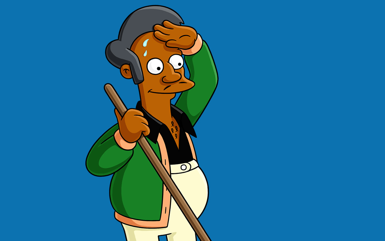 No, Apu from The Simpsons isn't funny