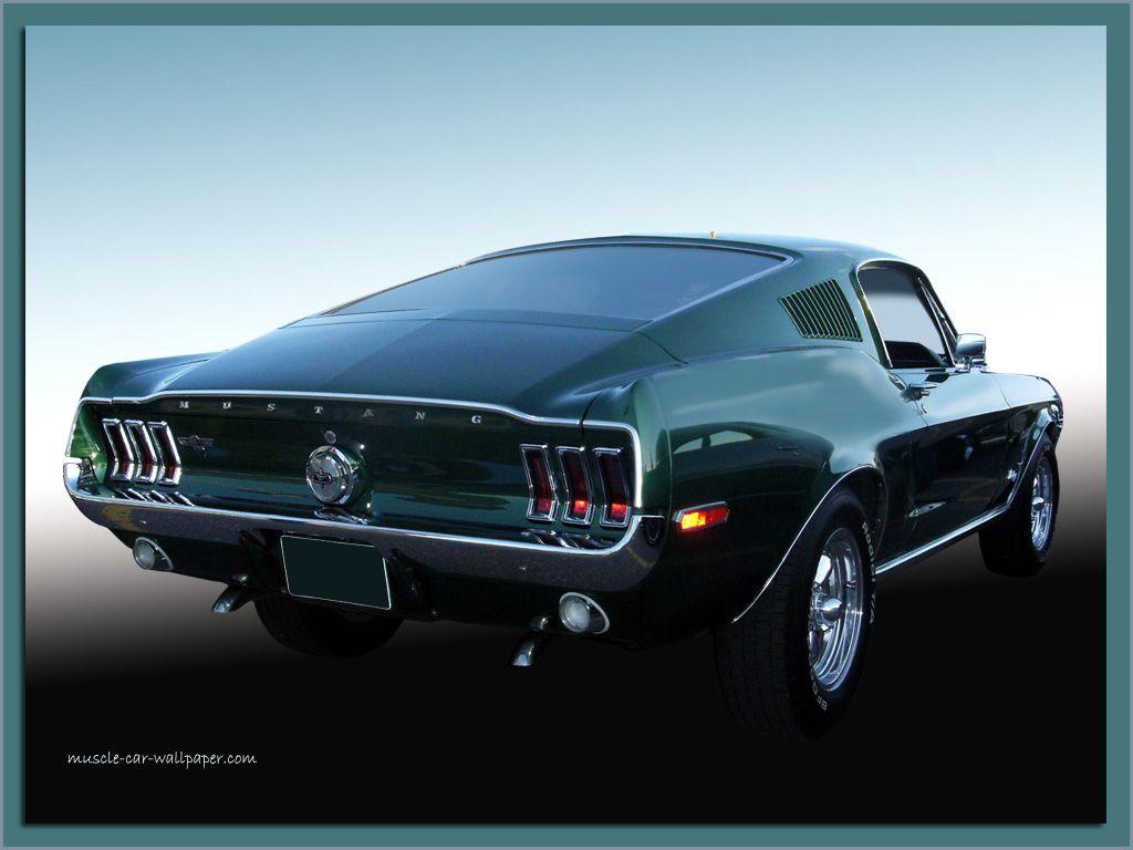 29+ Mustang Fastback With Green Backround Wallpaper HD download