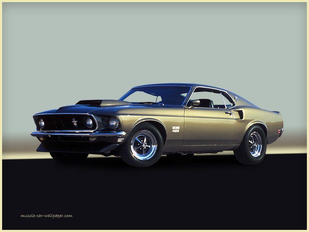 Image detail for -1969 Ford Mustang Boss 429 Fastback Wallpaper Front View. Ford mustang boss, Mustang wallpaper, Ford mustang