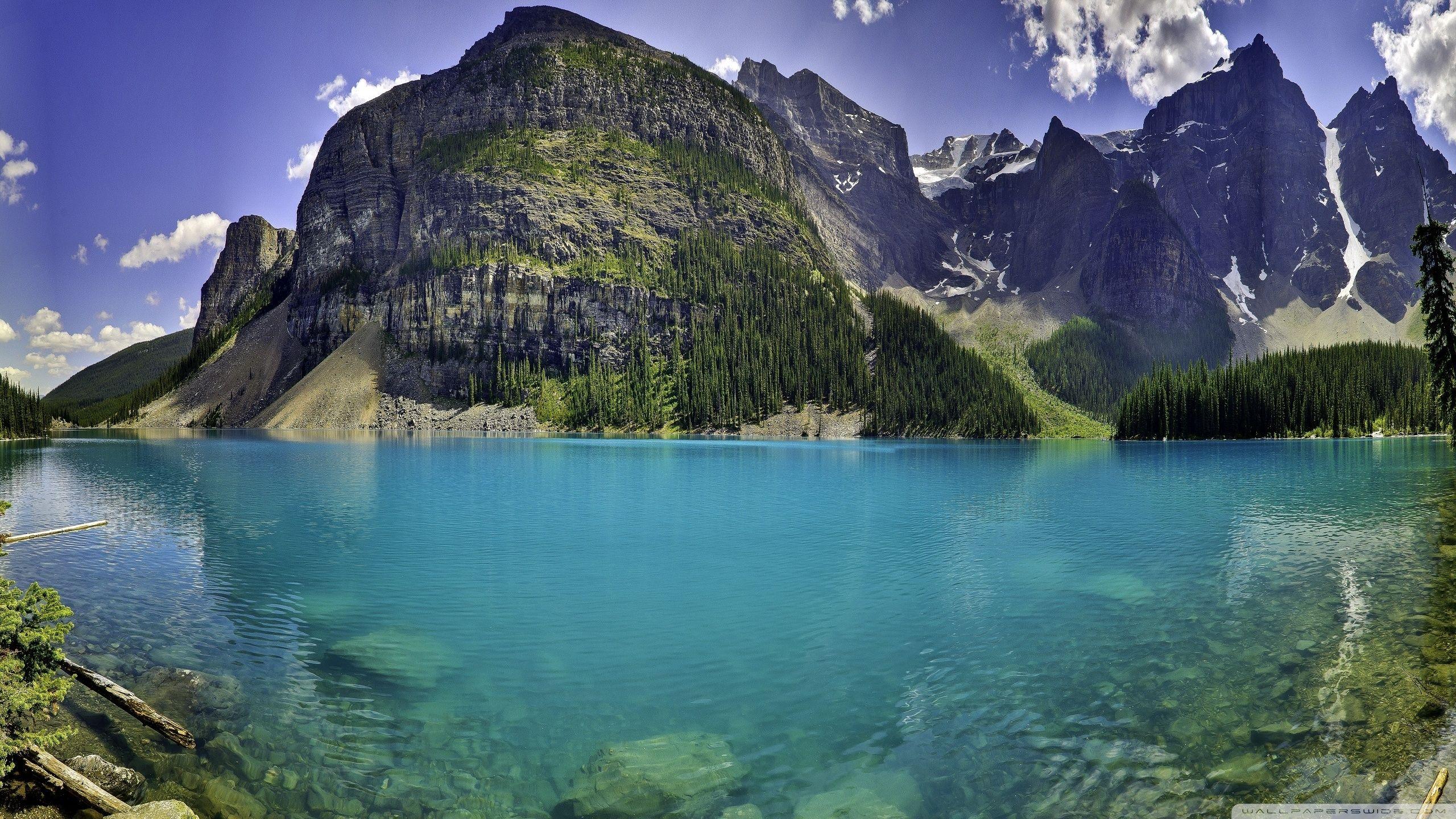 Beautiful Moraine Lake in Banff National Park, Alberta, Canada ❤ 4K