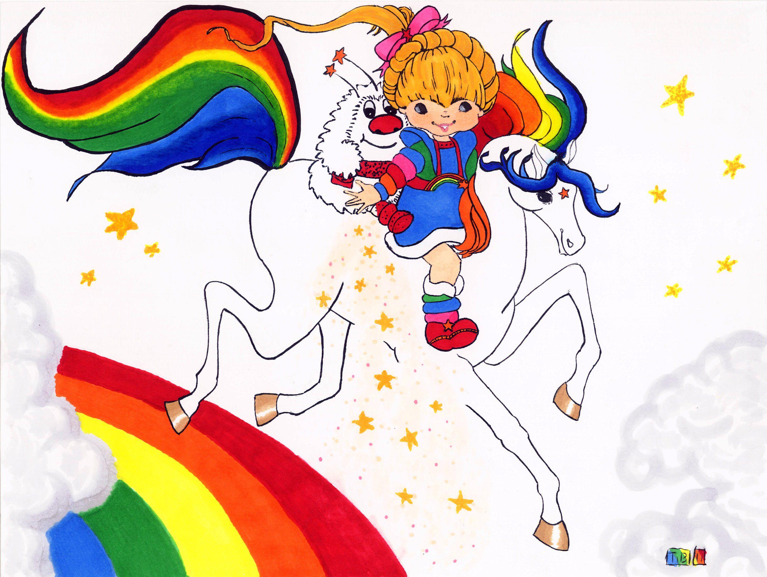 Rainbow brite wallpaper