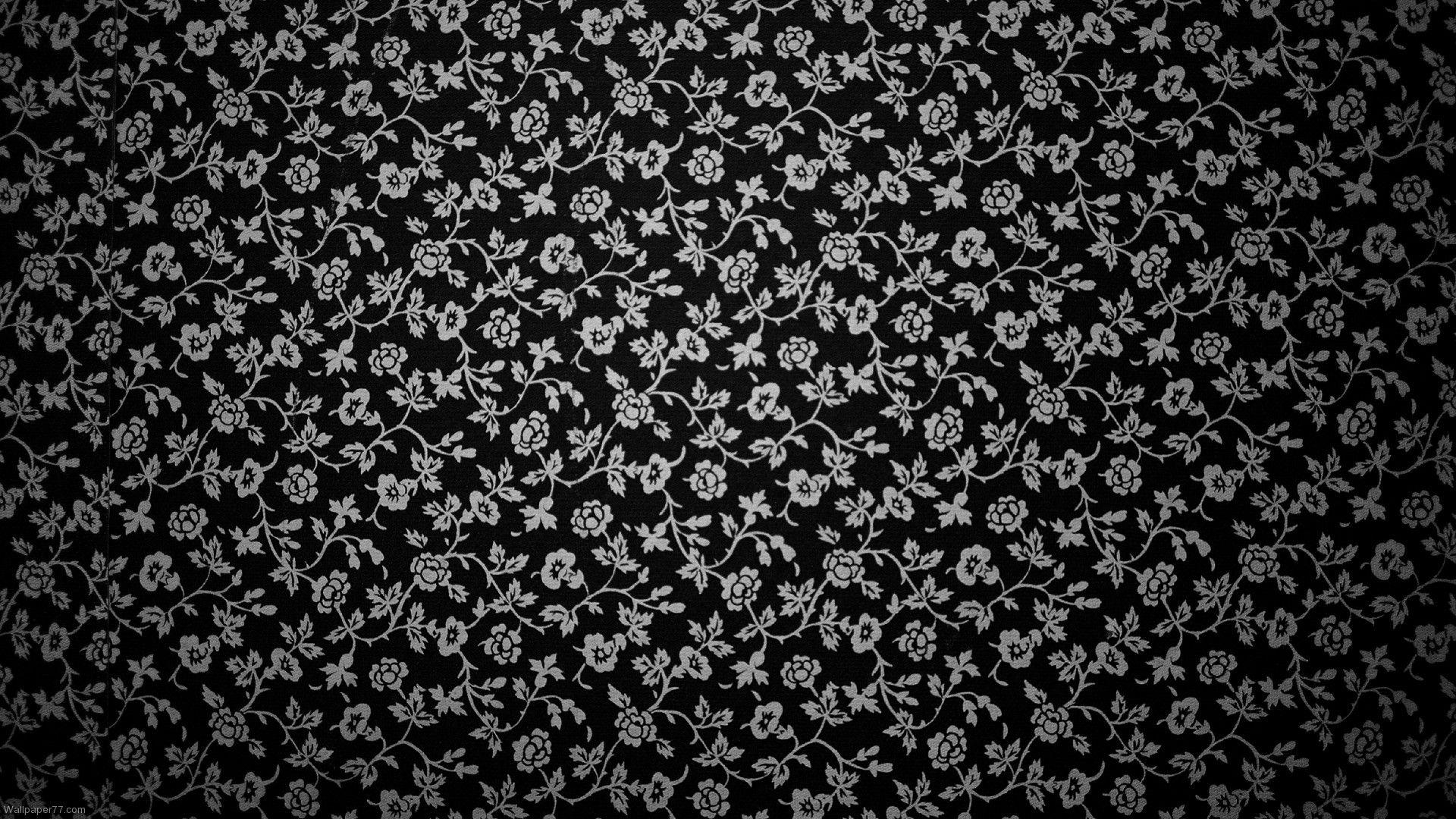 Black And White Patterned Wallpaper 12483 HD Wallpaper. Background