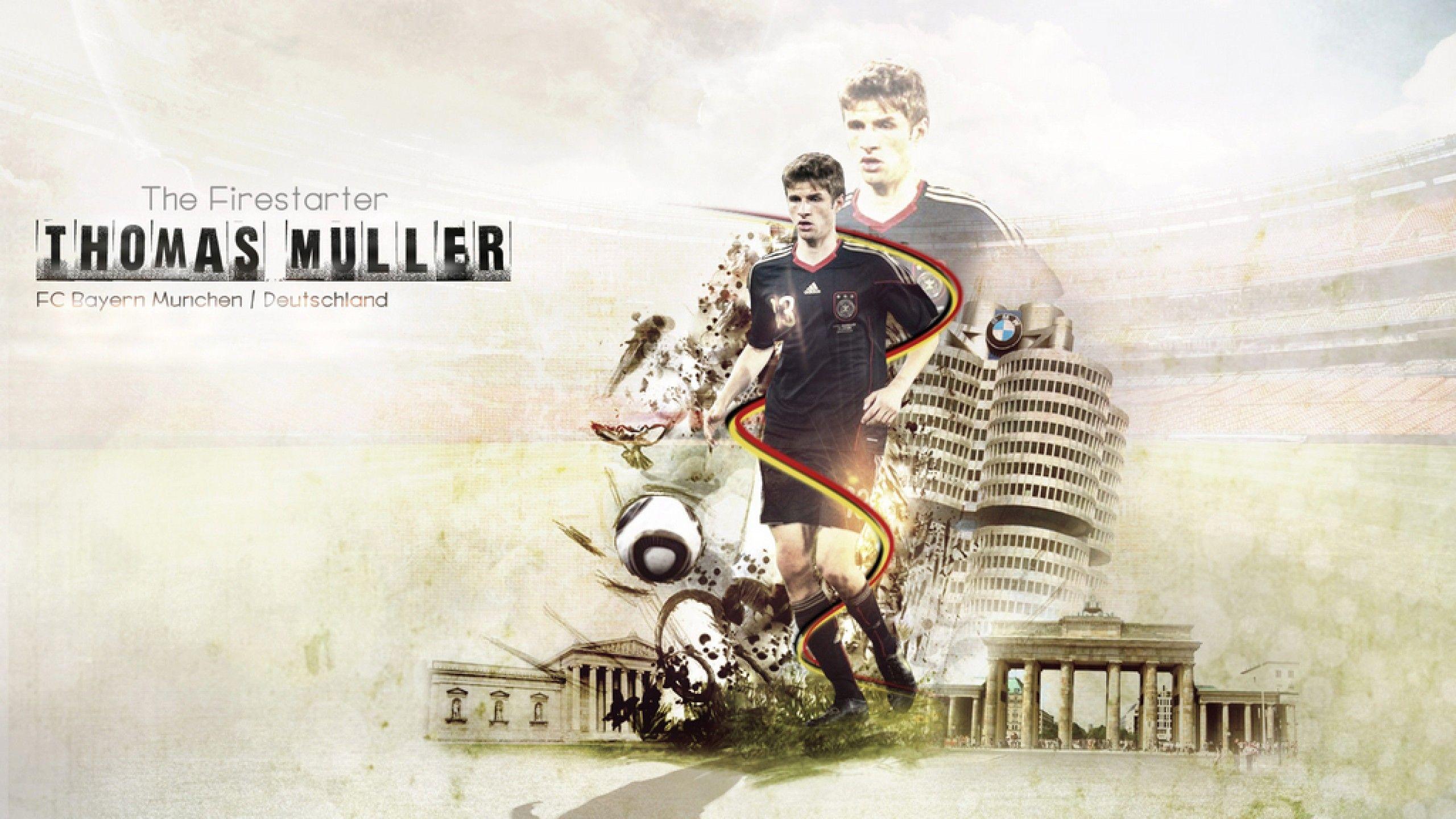 World Cup 2014 HD Wallpaper Thomas Muller Germany