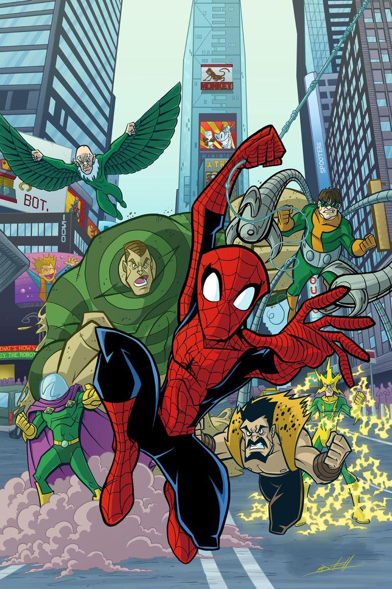 spiderman vs the sinister six by natelovett. Comics
