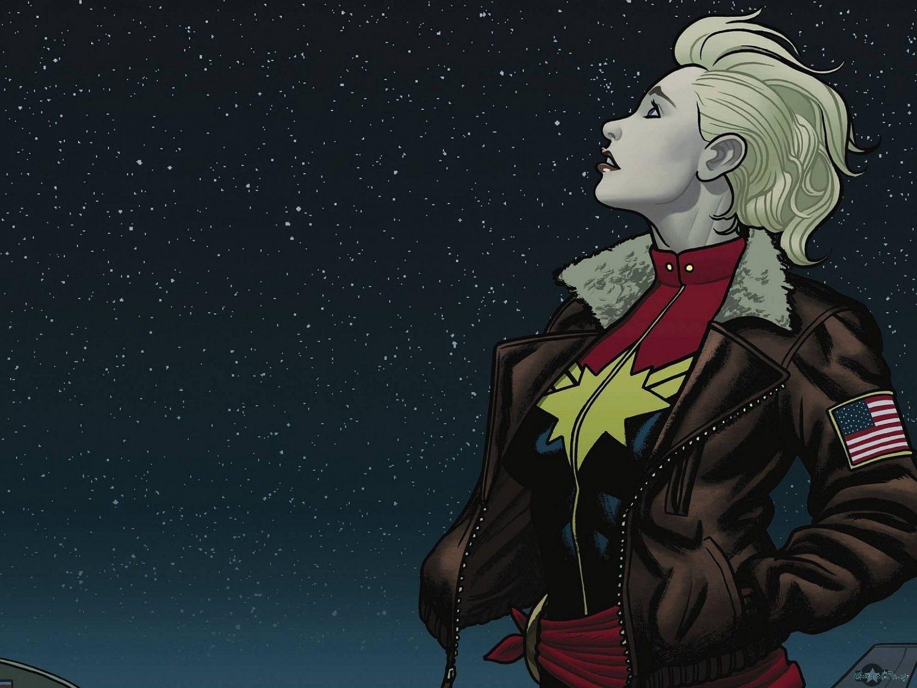 The Ultimate Revelation Of Captain Marvel Carol Danvers Wallpaper
