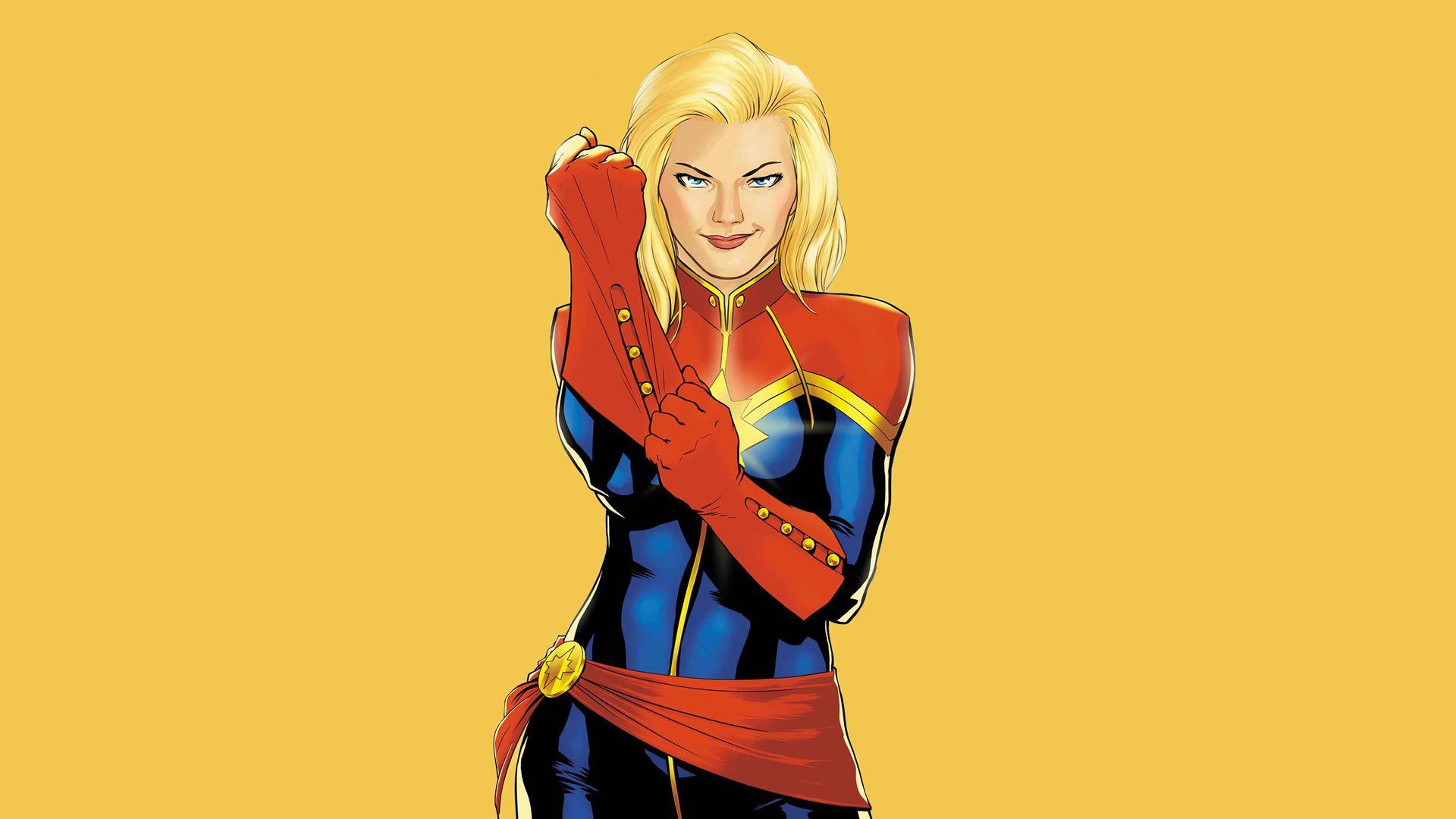 Captain Marvel Full HD Wallpaper and Background Imagex1080
