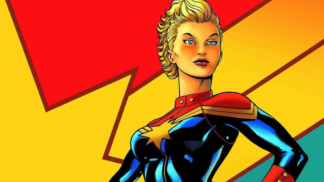 Captain Marvel, Carol Danvers, Marvel Comics, Superhero wallpaper