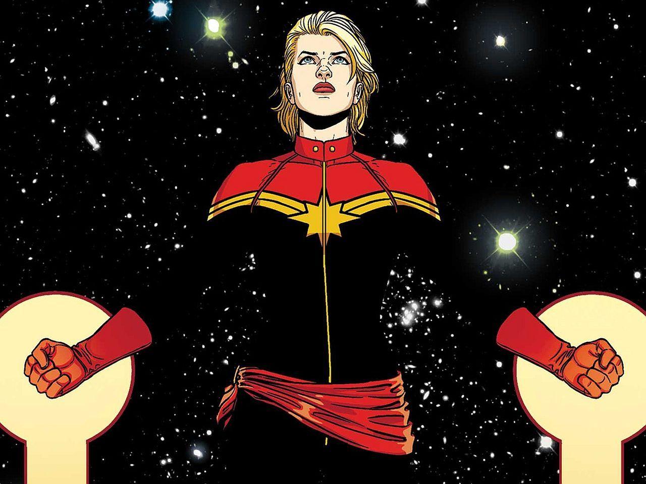 Captain Marvel Carol Danvers Wallpaper. Adorable