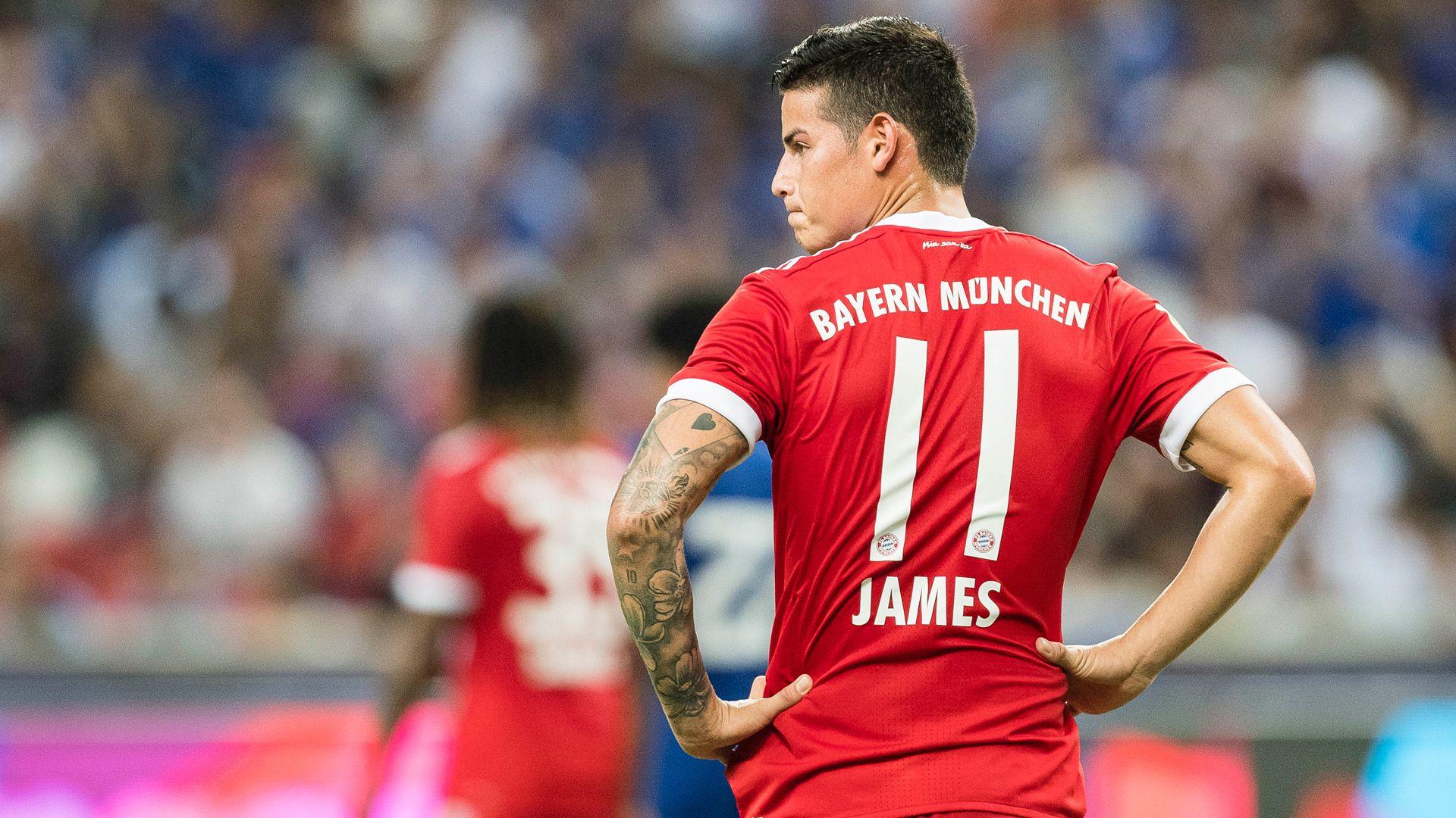 Bayern Munich's James Rodriguez joins up with Colombia national team