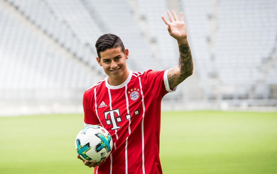 James Rodriguez 'dreaming big' after sealing loan move to Bayern