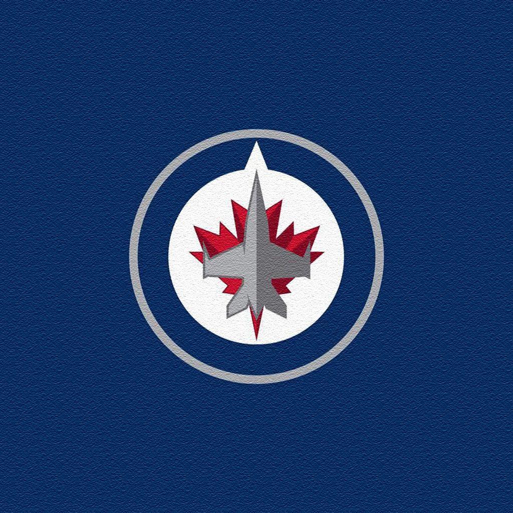 1024×1024 Winnipeg Jets New RCAF Logo Sandstone iPad wallpaper