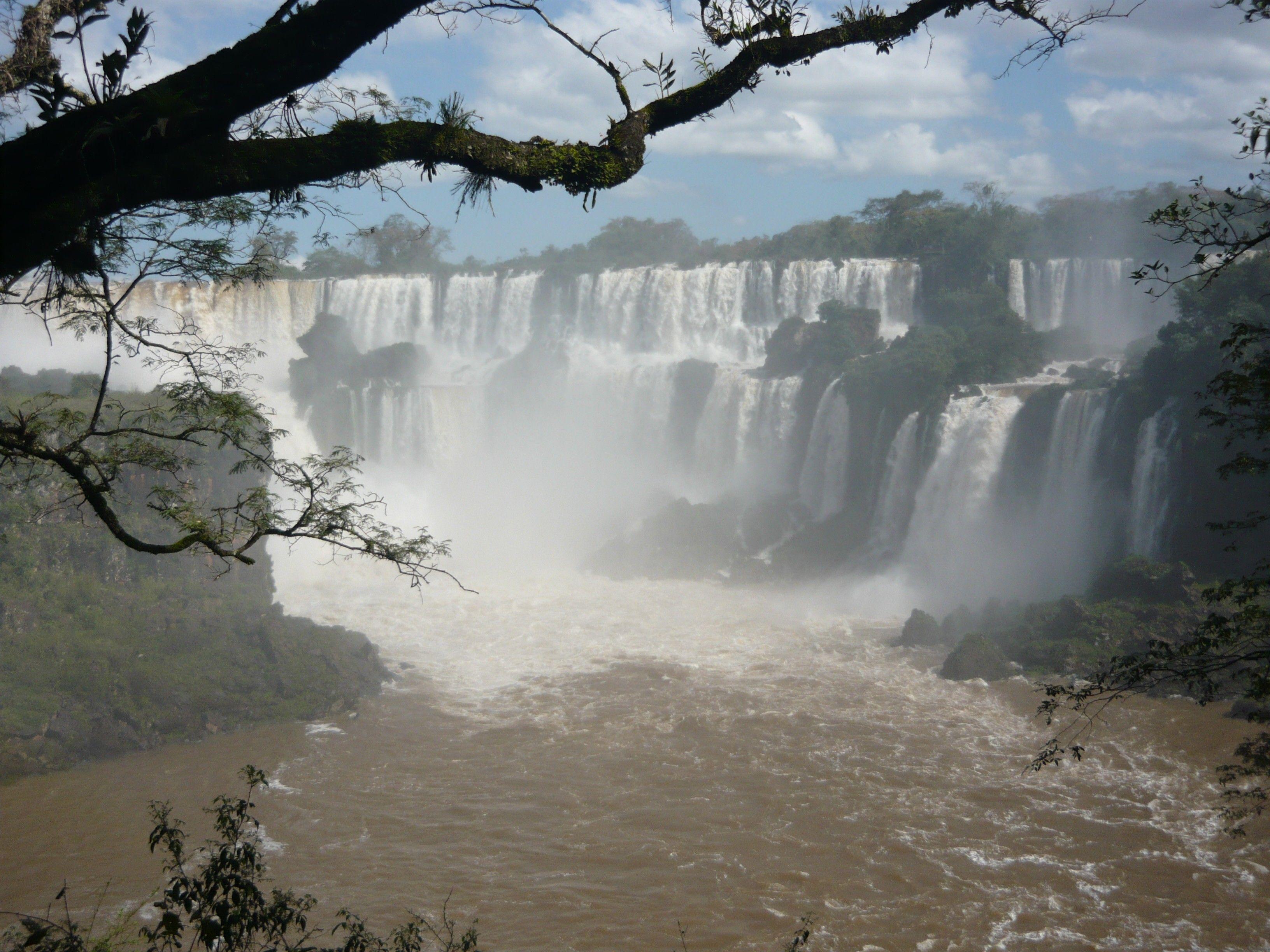 Waterfall: Iguazu National Park Argentina Falls Wonder Powerfull