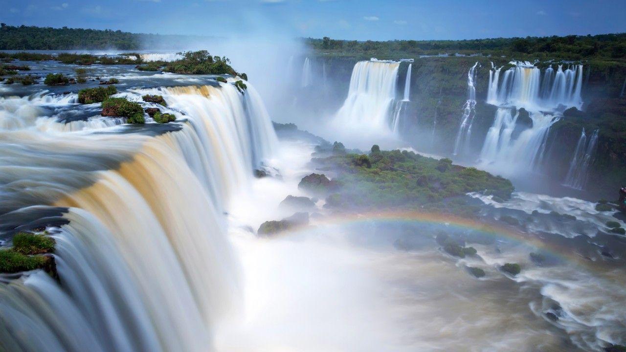 Wallpaper Iguazu Falls, Waterfalls, Argentina, 4K, Nature