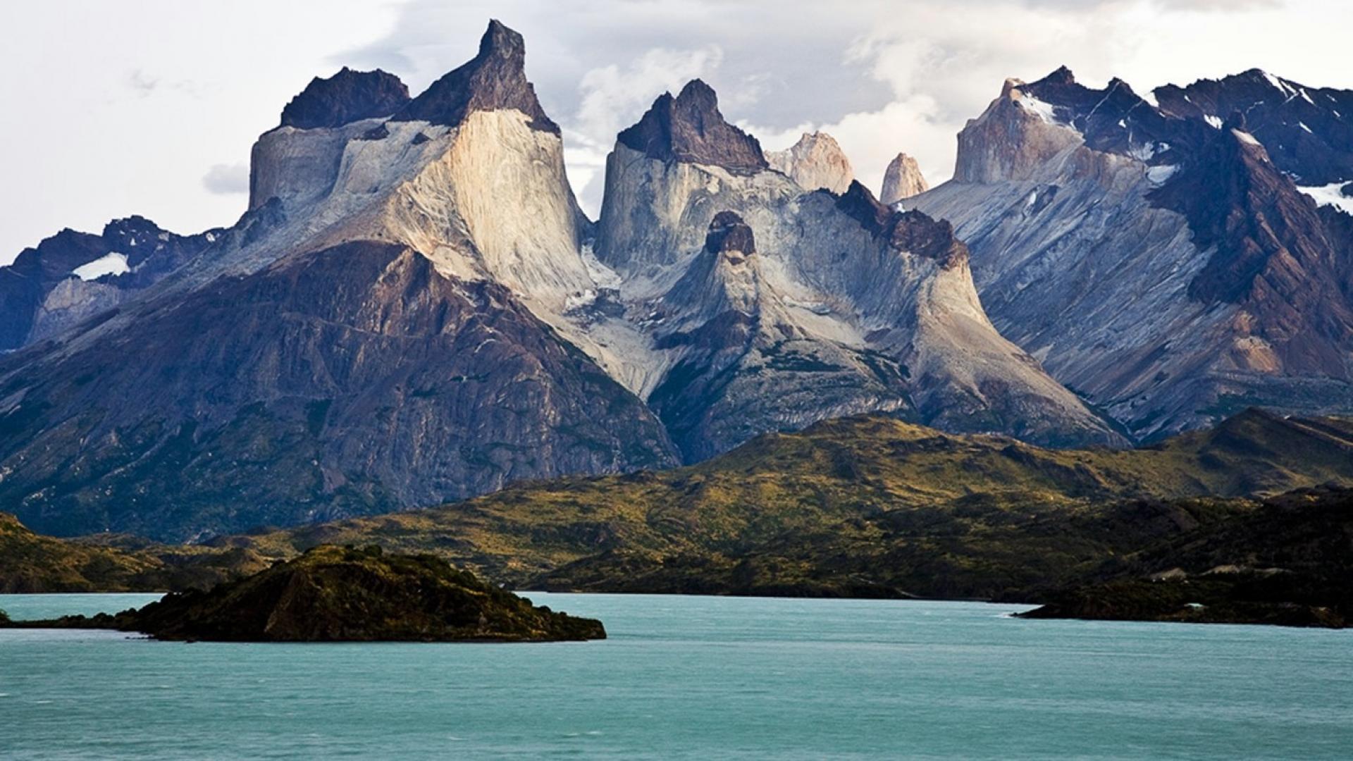 Chile national park patagonia torres del paine wallpaper