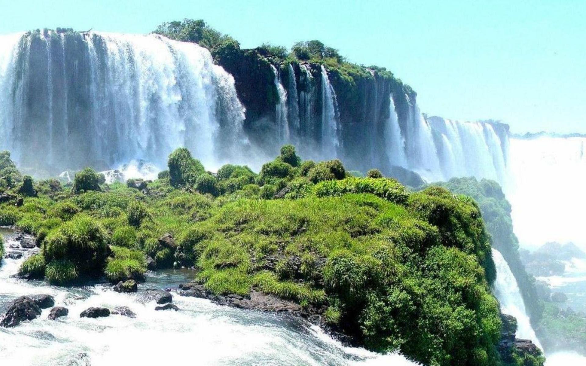 Wallpaper, waterfall, national park, Iguazu Falls, watercourse