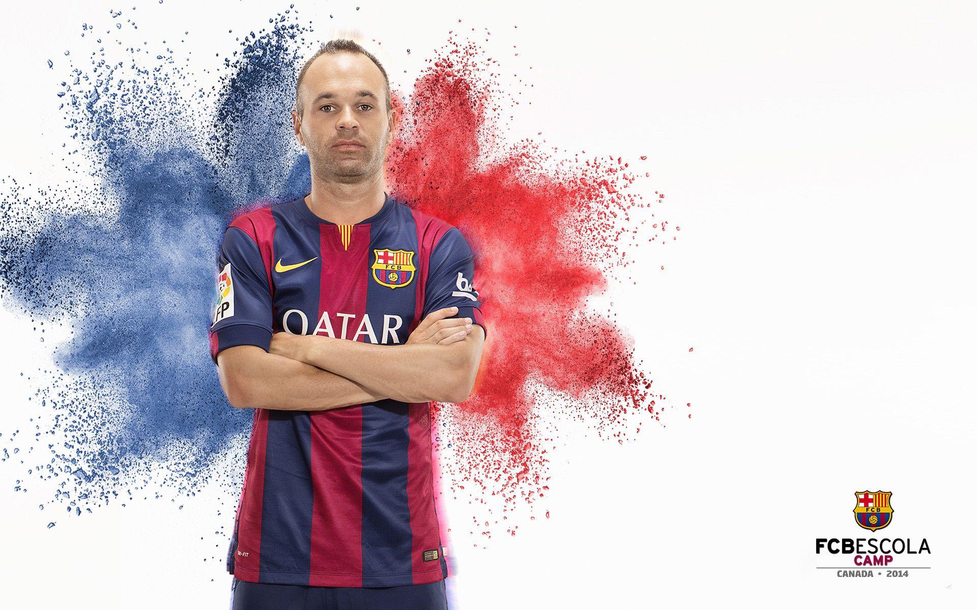 FC Barcelona Wallpaper. Iniesta