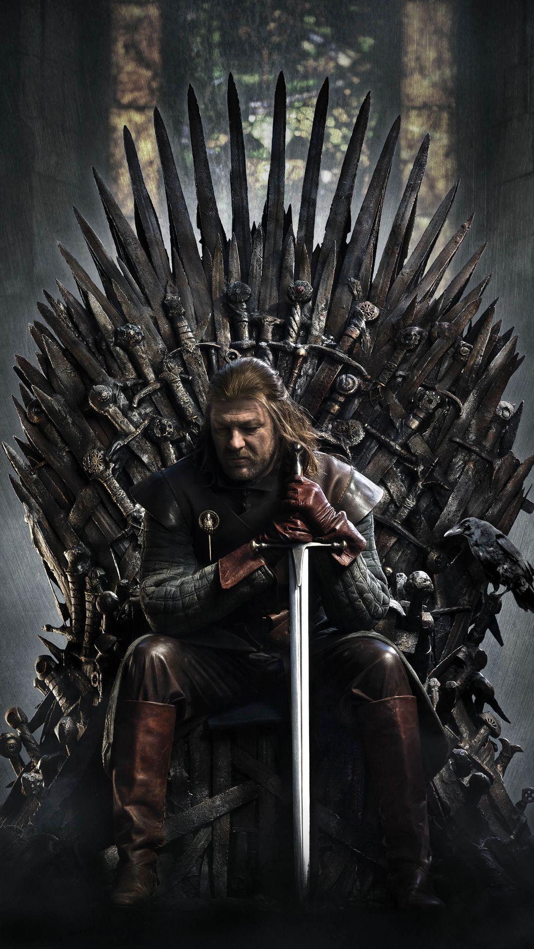 Game Of Thrones Ned Stark Iron Throne Android Wallpaper. Ned