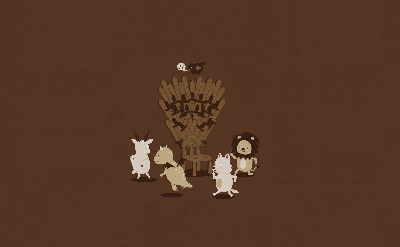 Brilliant, subtle and simple. A Game of Thrones wallpaper. See if