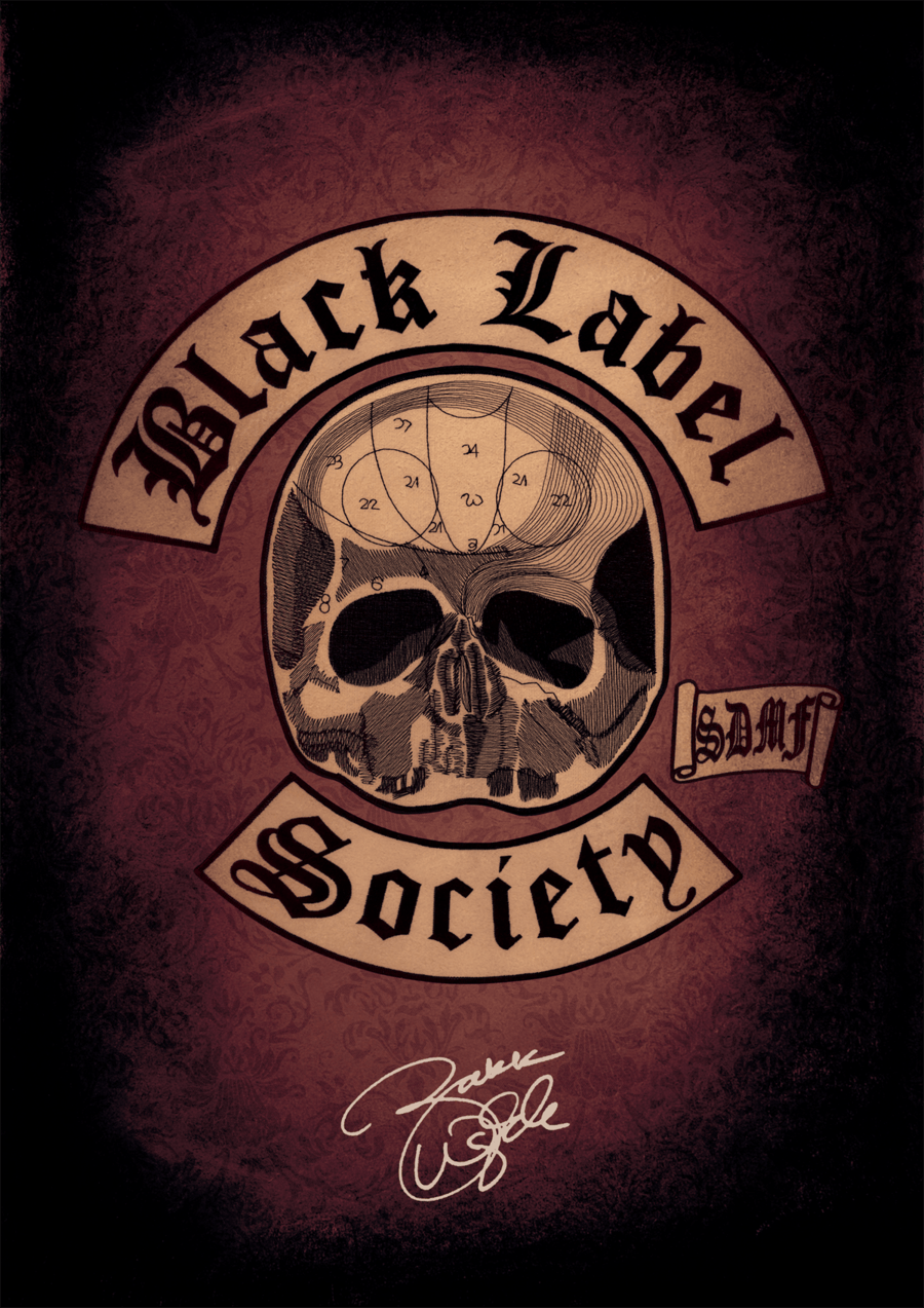 Black Label Society Poster. SDMF. Music Life. Black