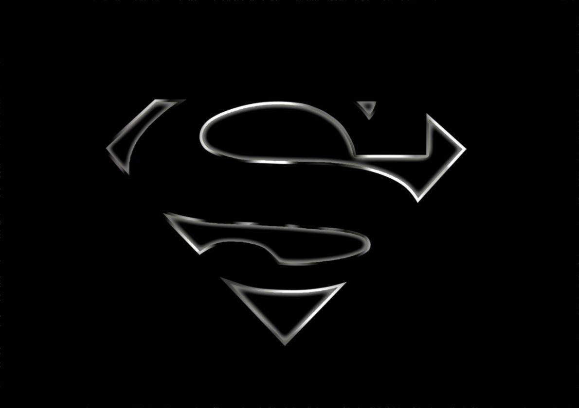 Superman Logo Wallpaper Black. Full HD Wallpaper