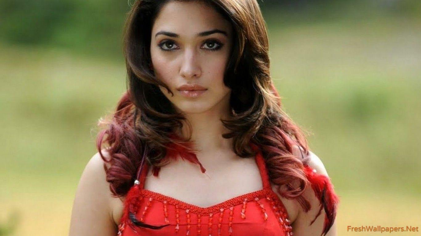 Tamannaah Bhatia in Red Dress wallpaper