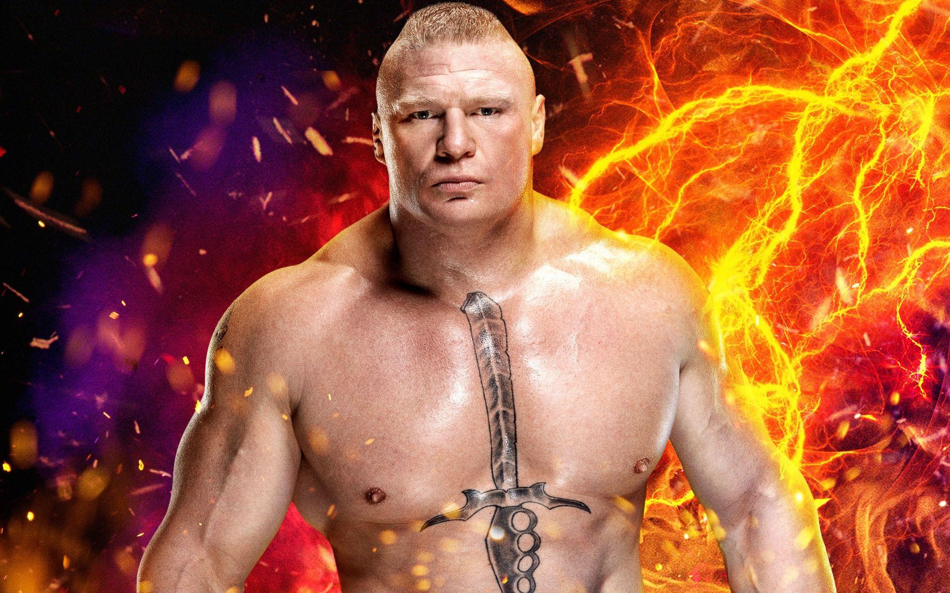WWE Brock Lesnar HD Wallpaper