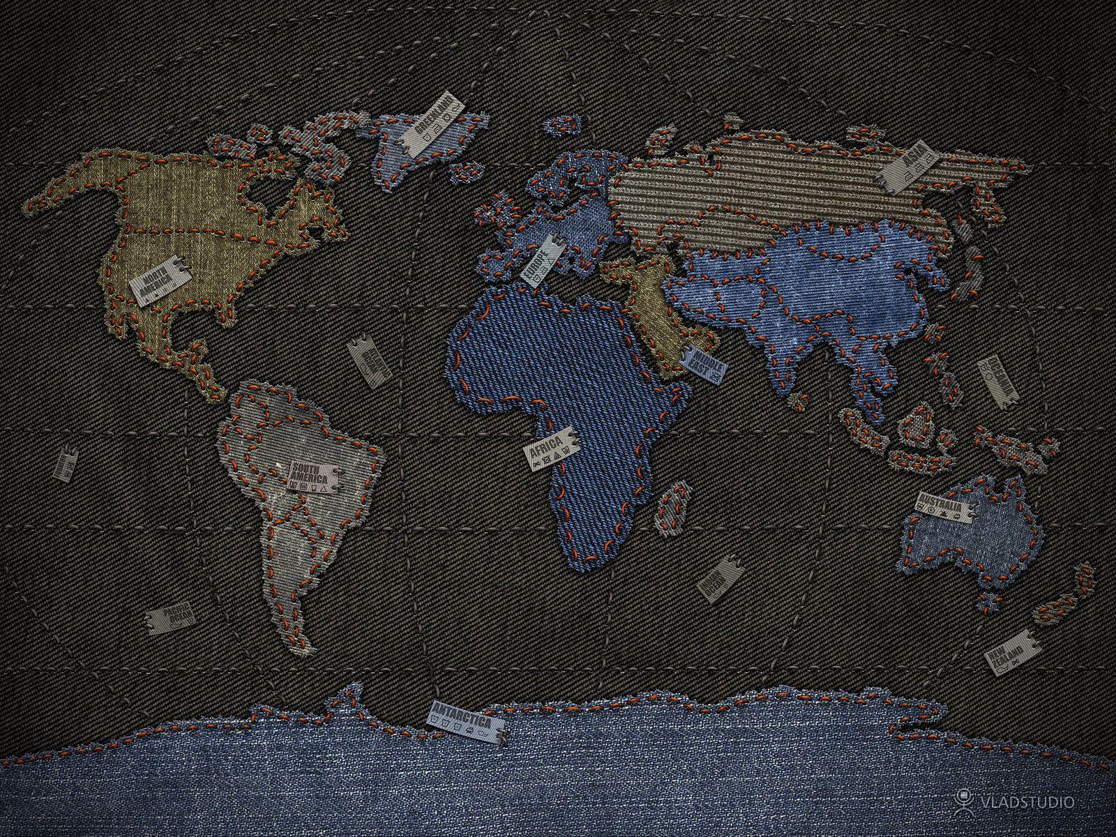 Jeans World Map