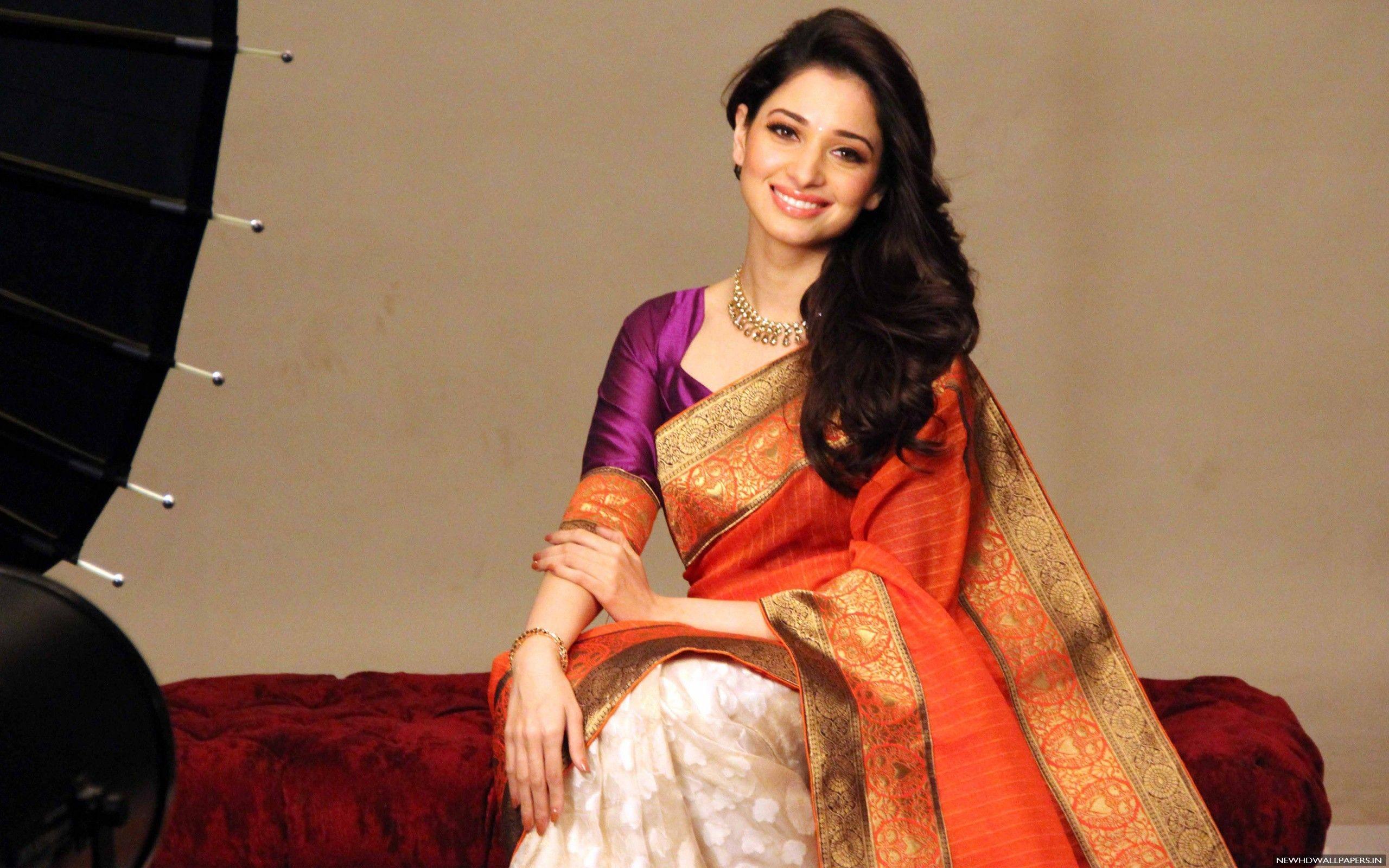 Tamanna Bhatiya Smile Photohoot Wide Wallpaper HD Wallpaper