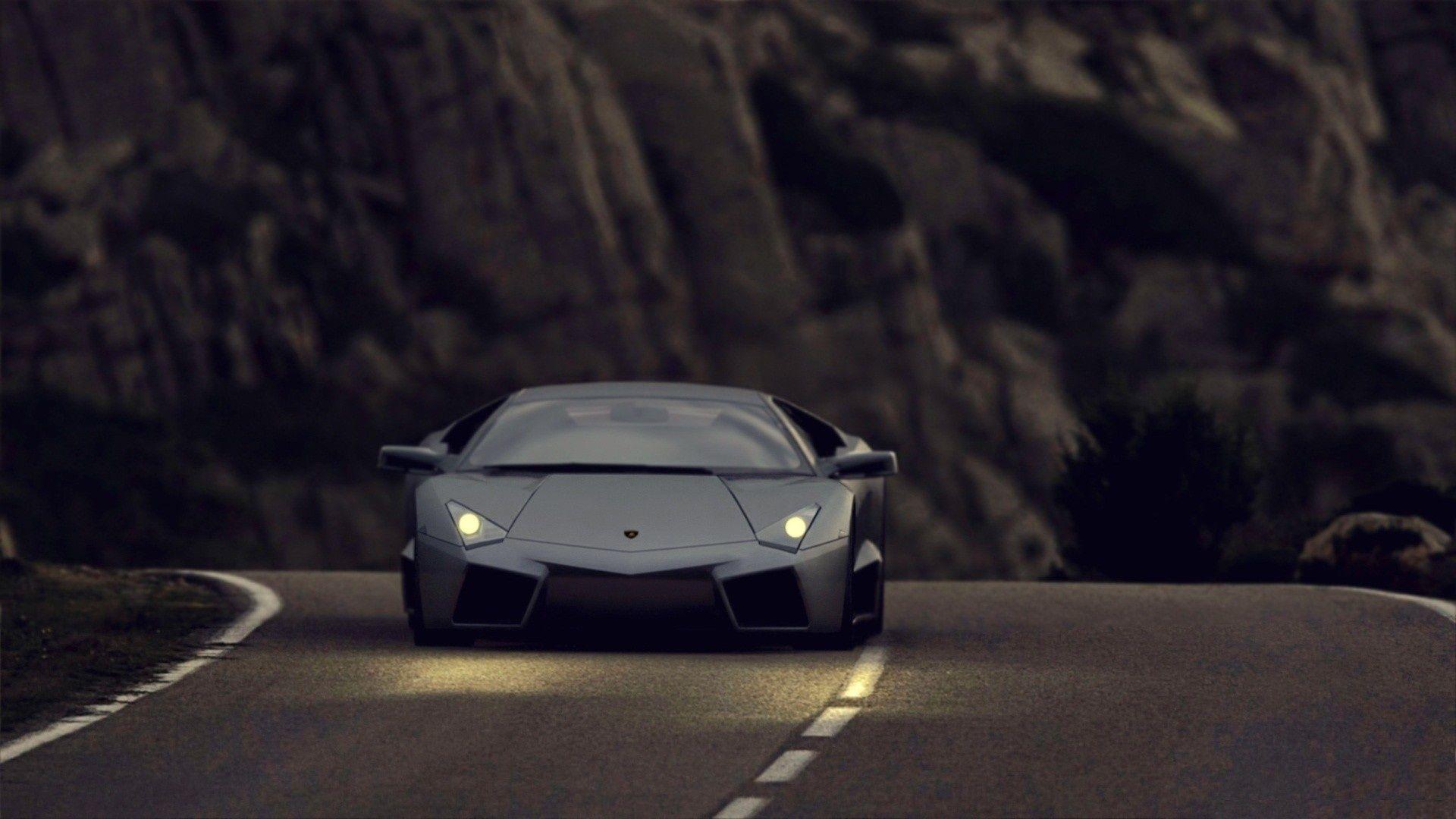 Lamborghini Dark Wallpaper HD For Desktop