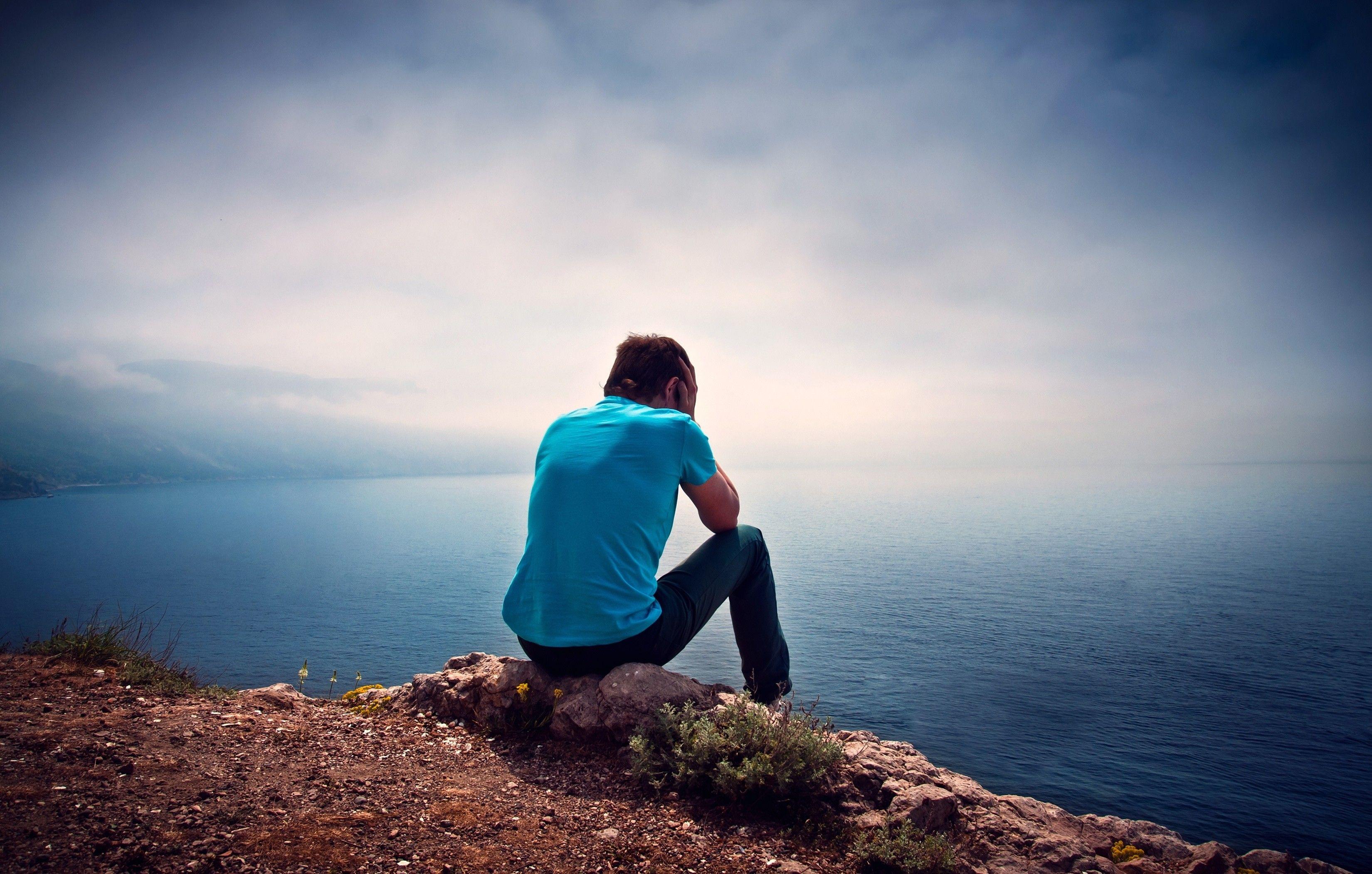 Alone Sad Boy Image Full HD