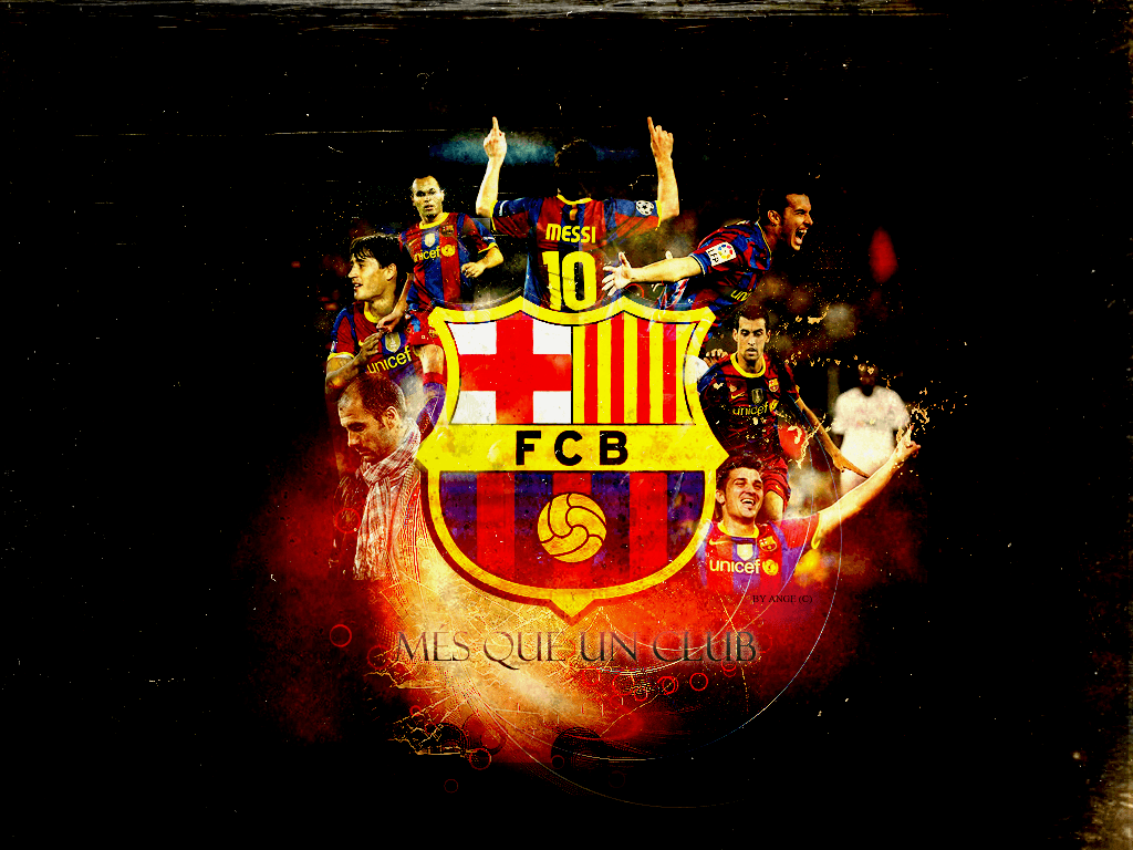 Fc Barcelona The Champions HD Wallpaper