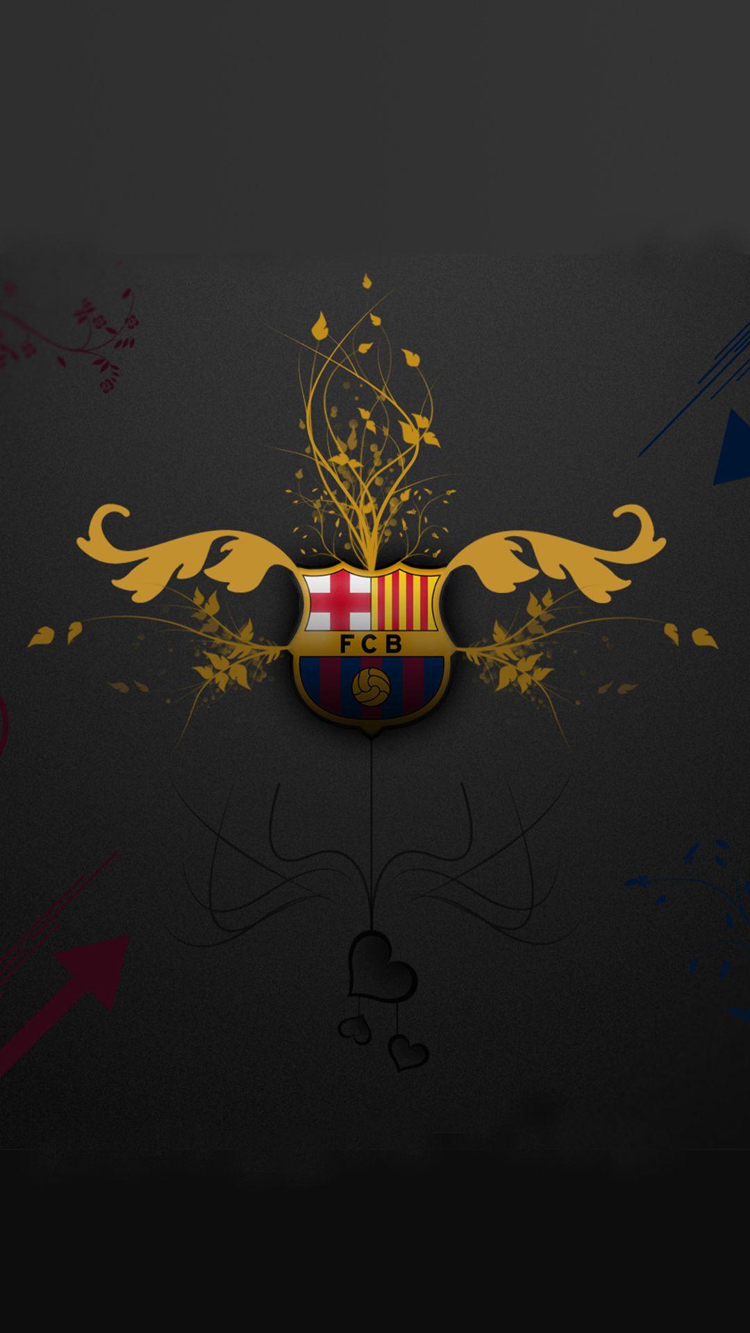 Barcelona Logo iPhone 5 HD Wallpaper