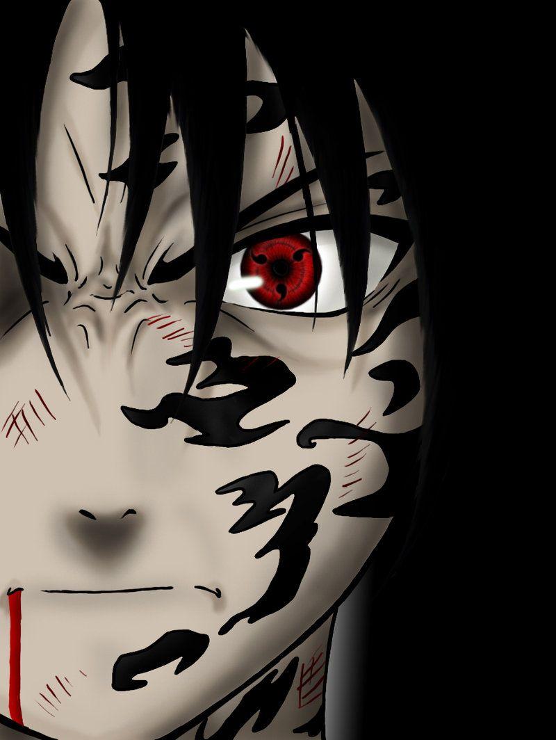 Sasuke Classico Colorido Sharingan By Admulielson- by ADMUlielson