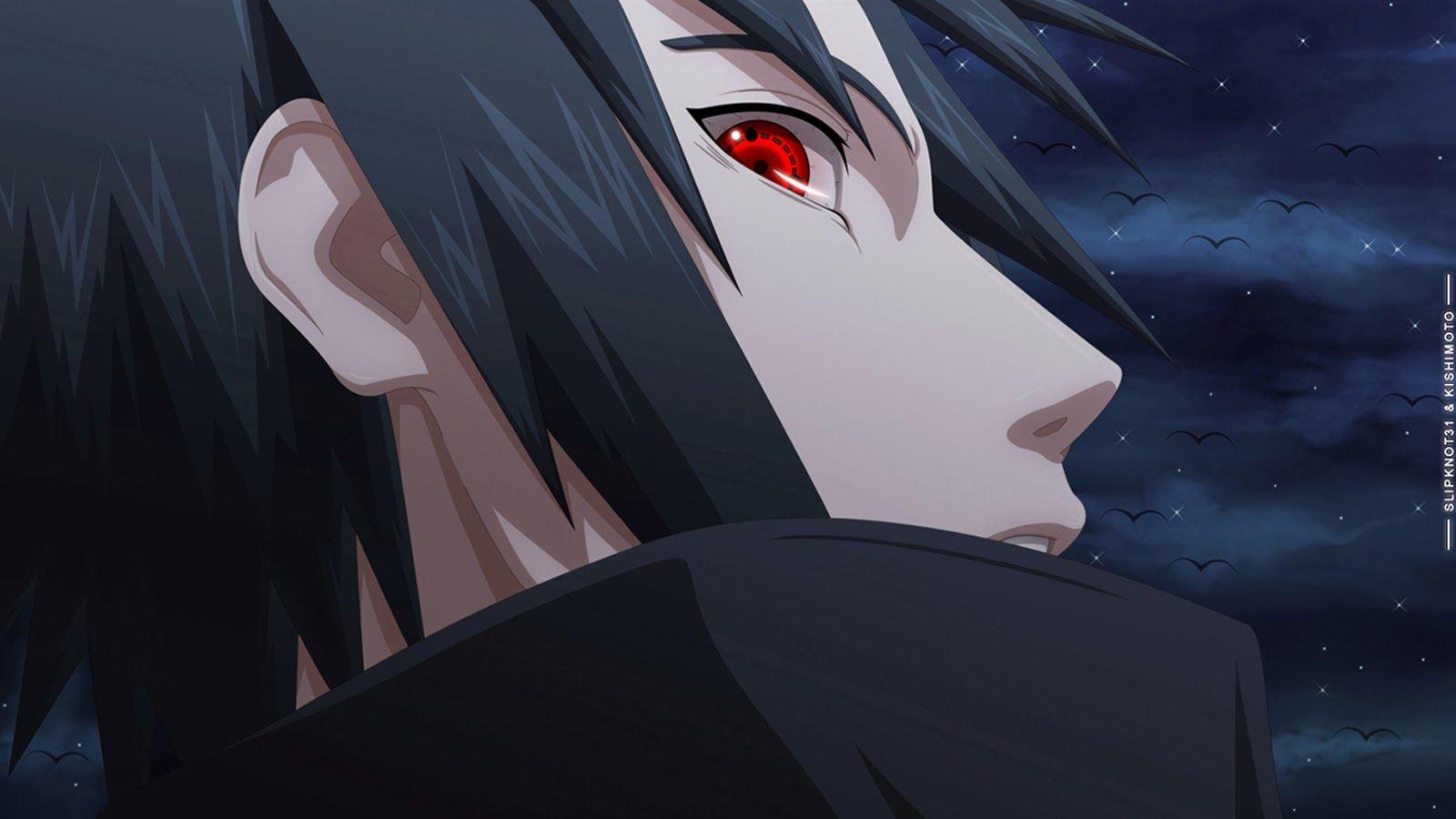 Uchiha Sasuke Sharingan Eyes 3v Wallpaper HD