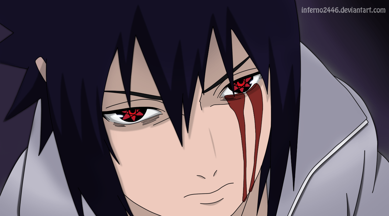 Sasuke Mangekyou Sharingan Wallpaper