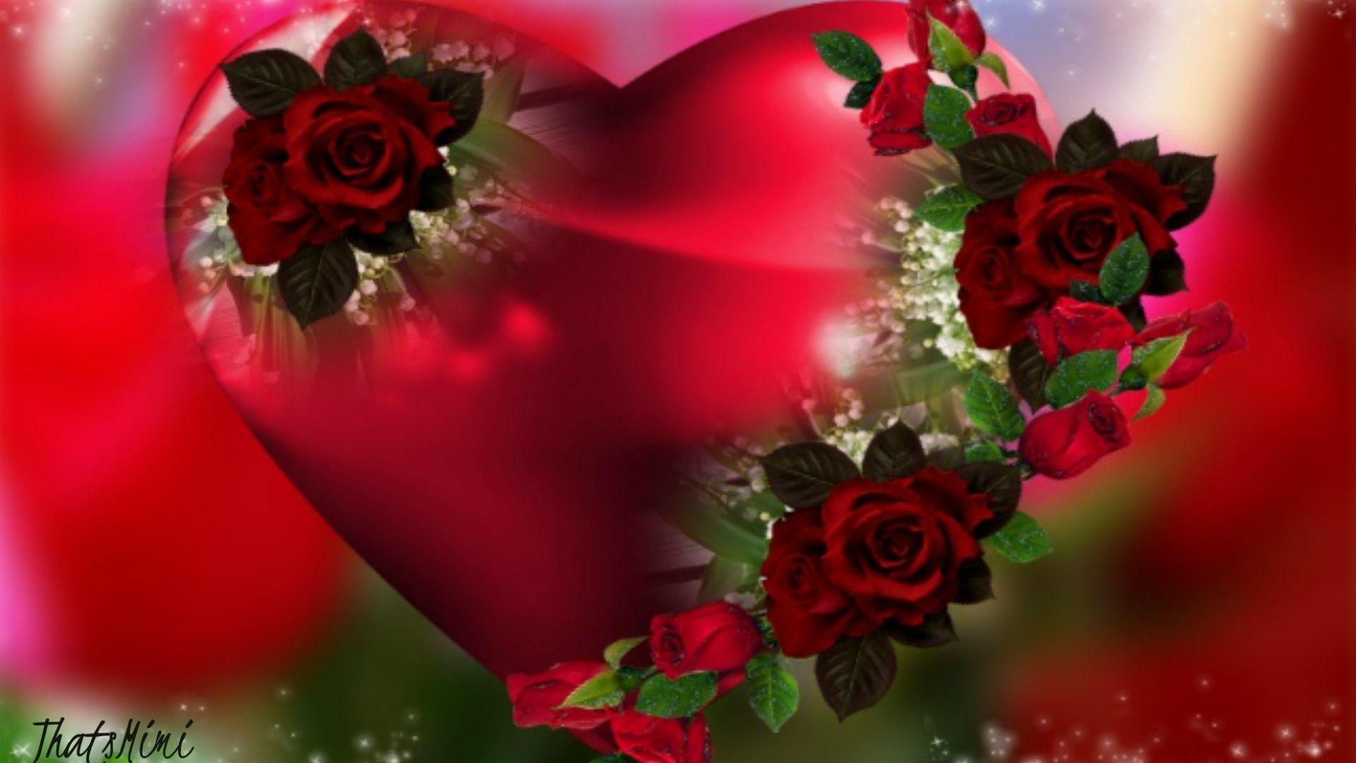 Love Roses And Hearts Wallpapers - Wallpaper Cave