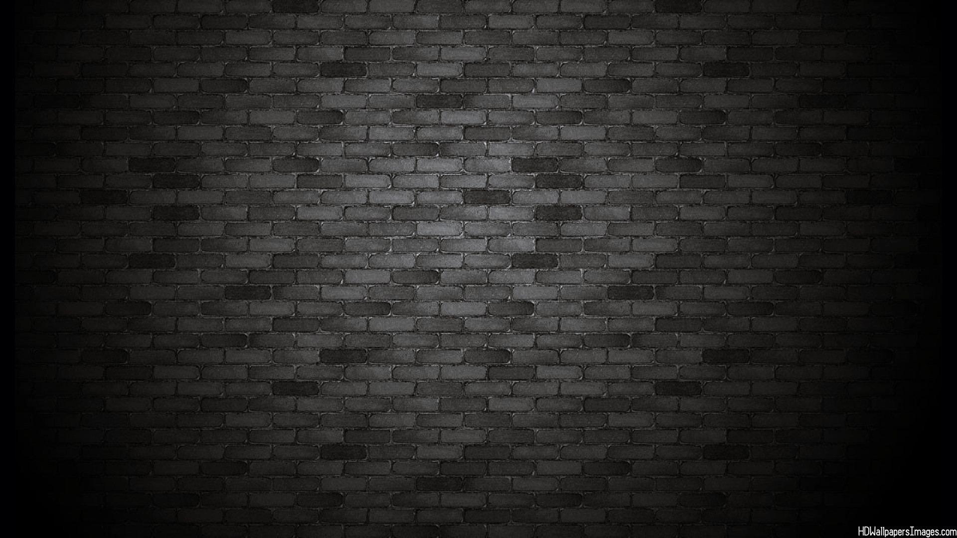 Bricks Texture Black Background