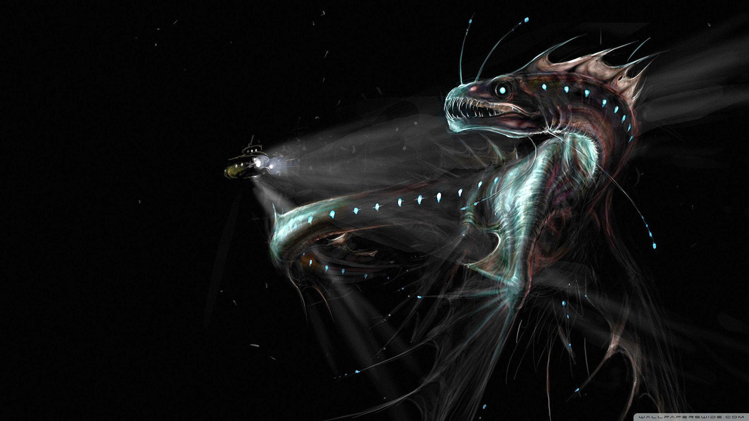 Deep Sea Monster ❤ 4K HD Desktop Wallpaper for 4K Ultra HD TV