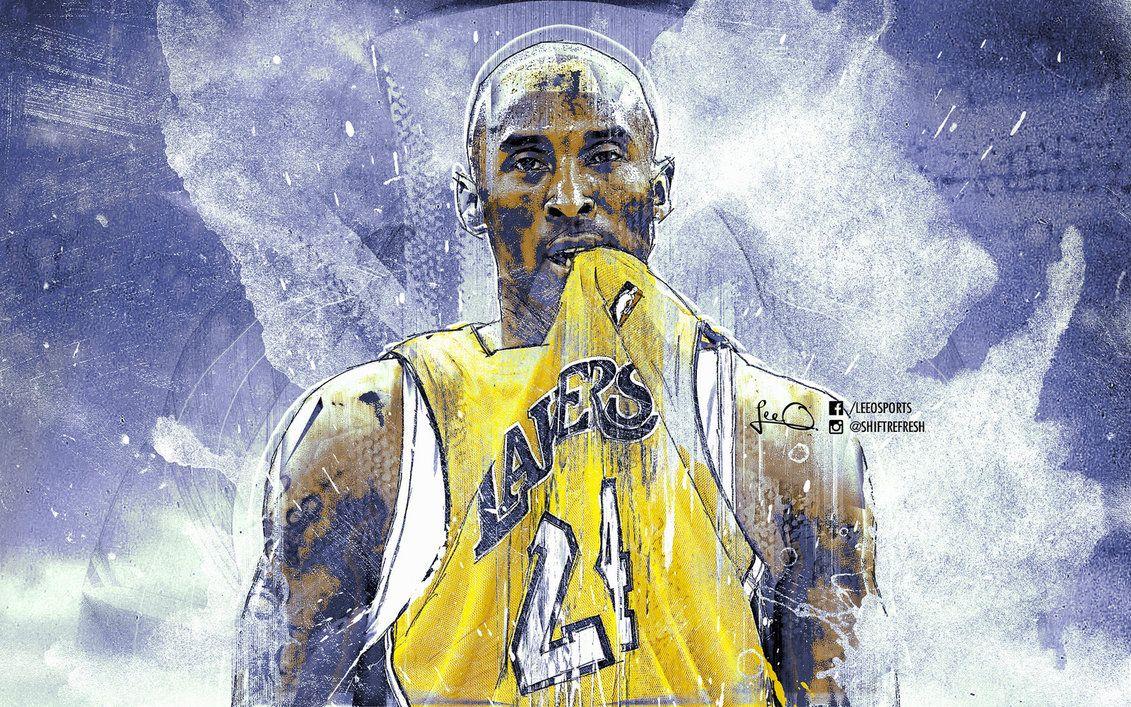 Kobe Bryant Grunge NBA Wallpaper