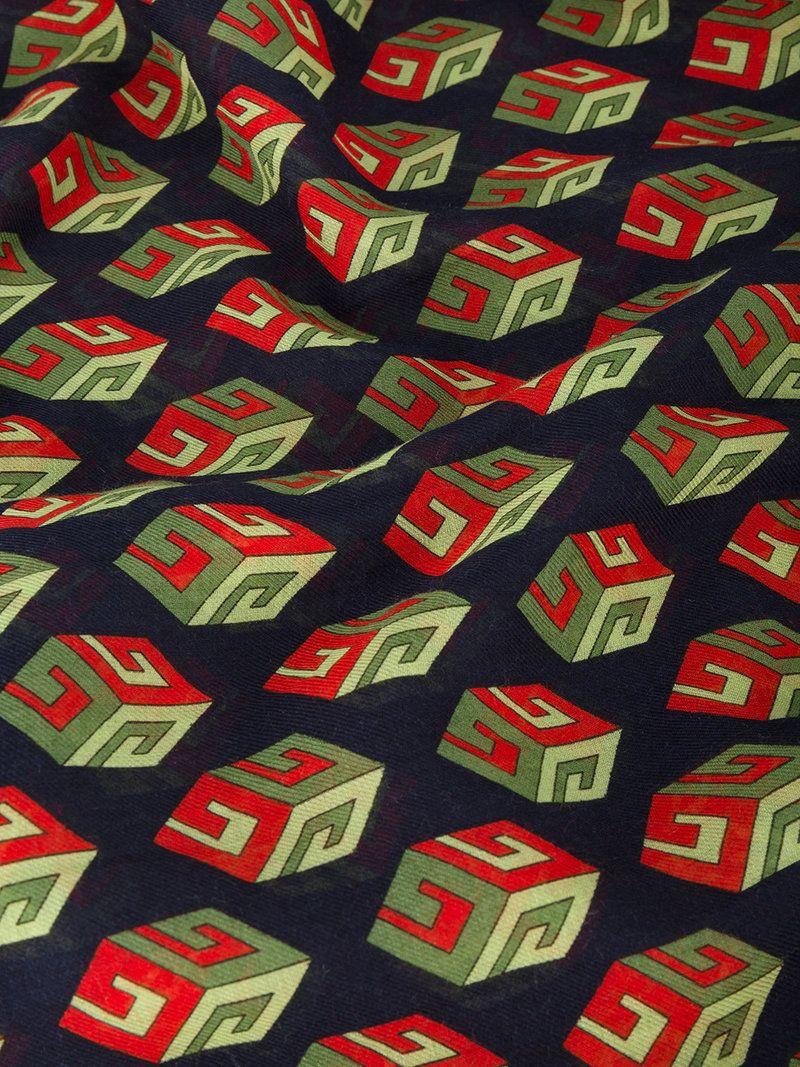 Gucci Wallpaper GG Print Cube Scarf