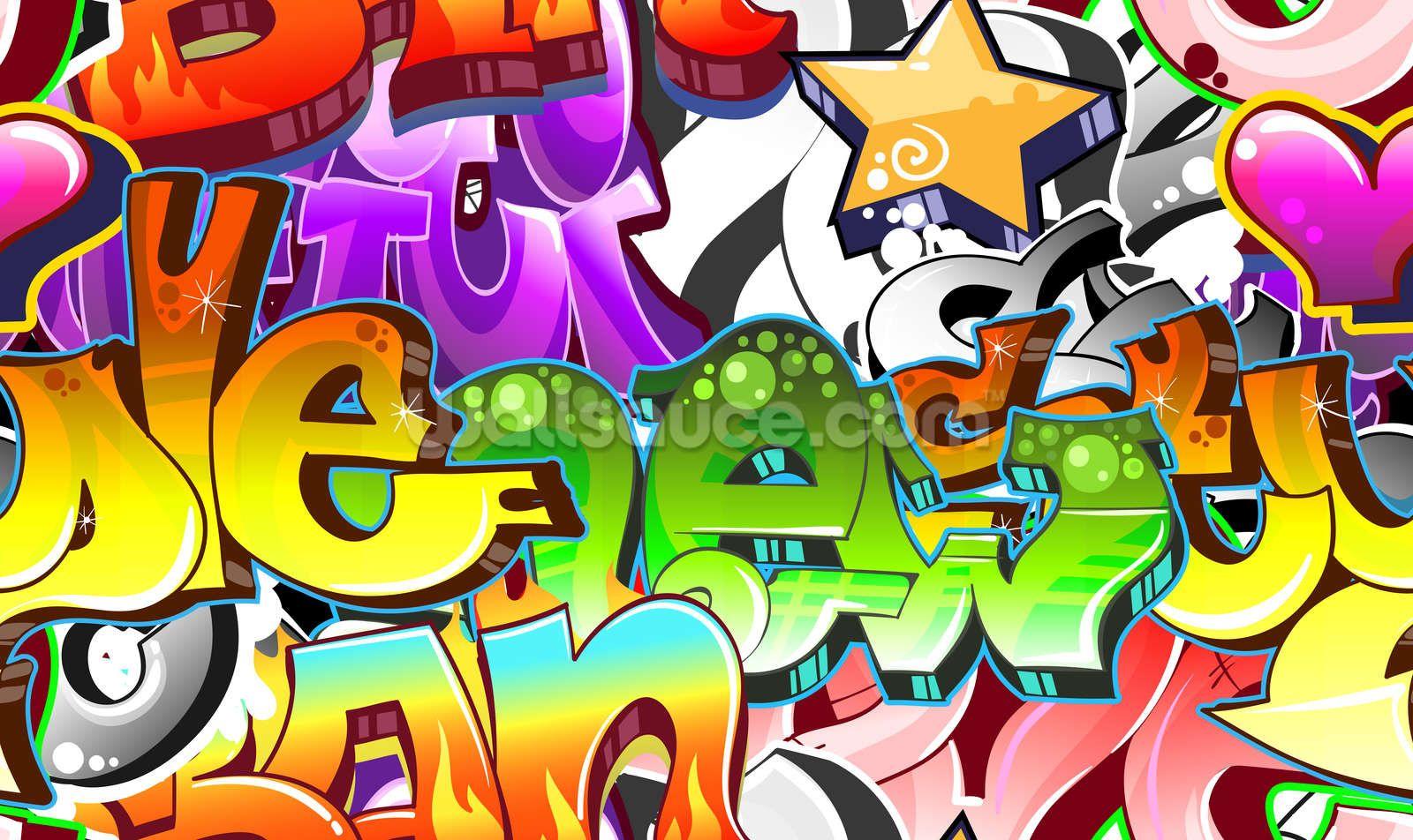 Graffiti Wall Art Wallpaper Wall Mural