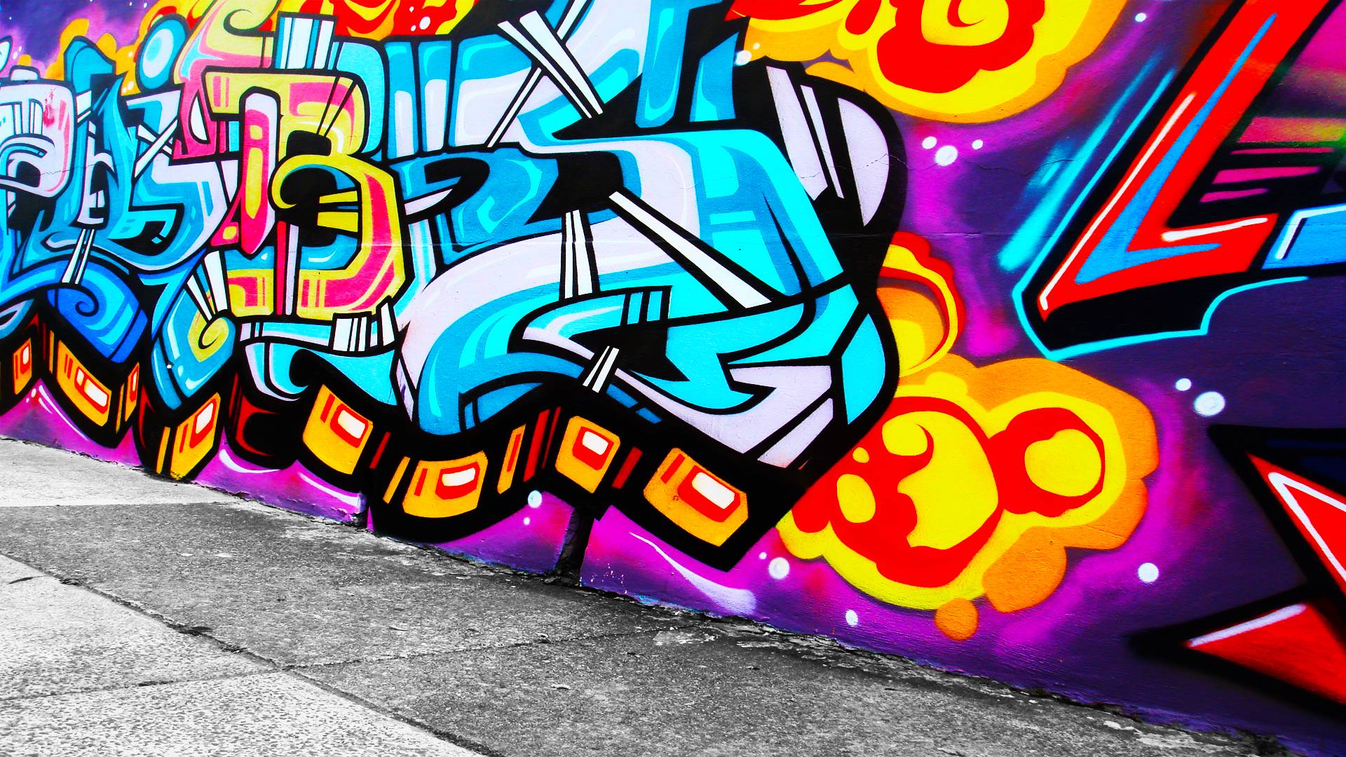 Graffiti tablet, laptop wallpapers hd, desktop backgrounds 1366x768, images  and pictures
