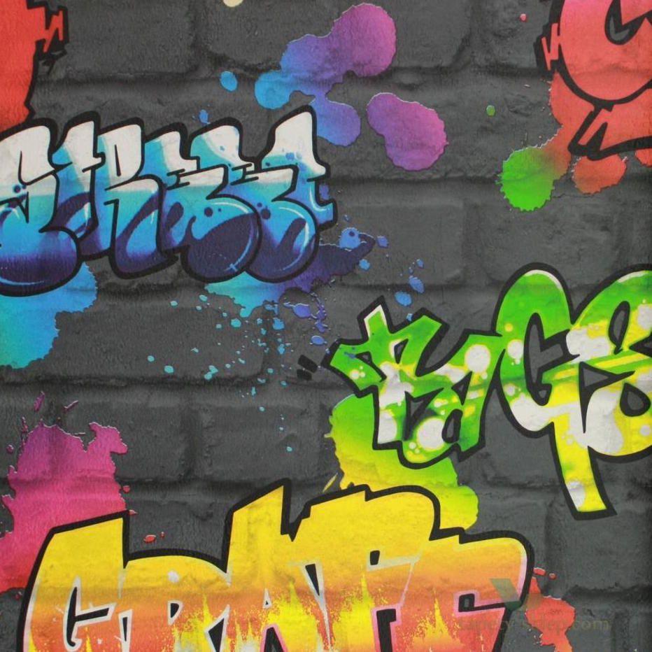 Rasch Graffiti Wallpaper 237801