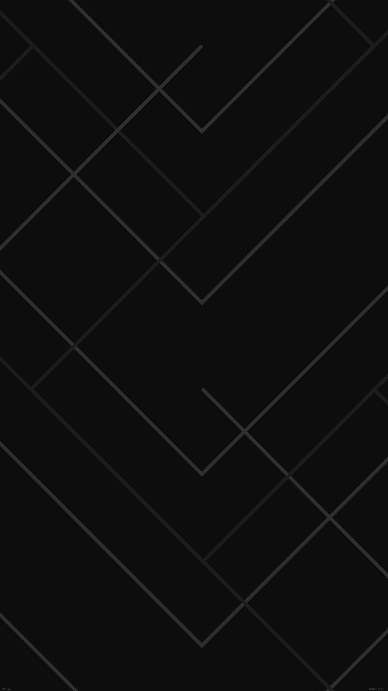 Abstract Black Geometric Line Pattern Android wallpaper