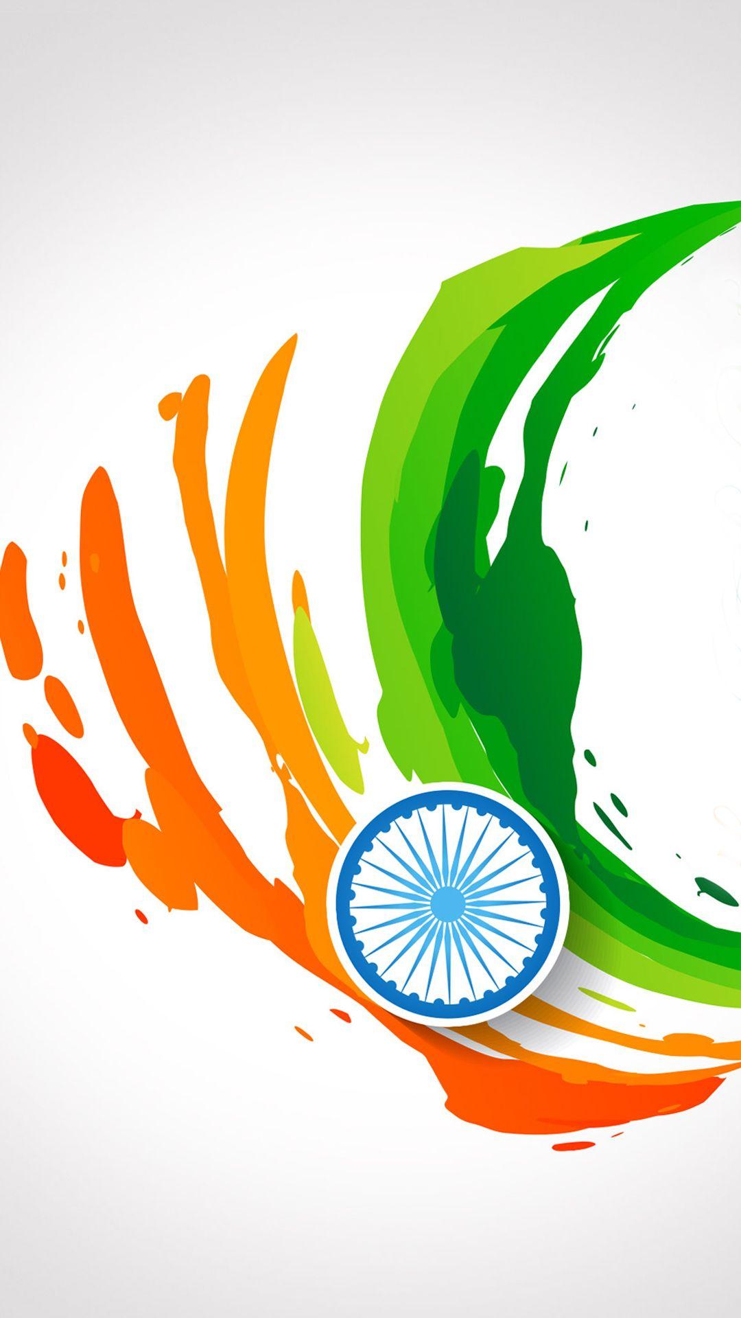 Download Indian flag Independence day iphone 7 mobile image. iPhone
