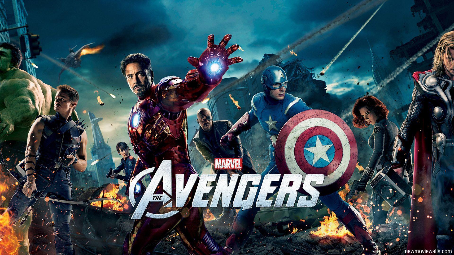 marvel background. Marvel Avengers Movie Wallpaper HD