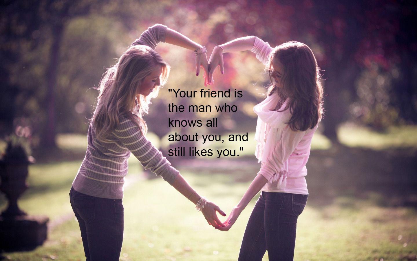 Best Friends Forever! (BFF) image Best Friend Quote HD wallpaper