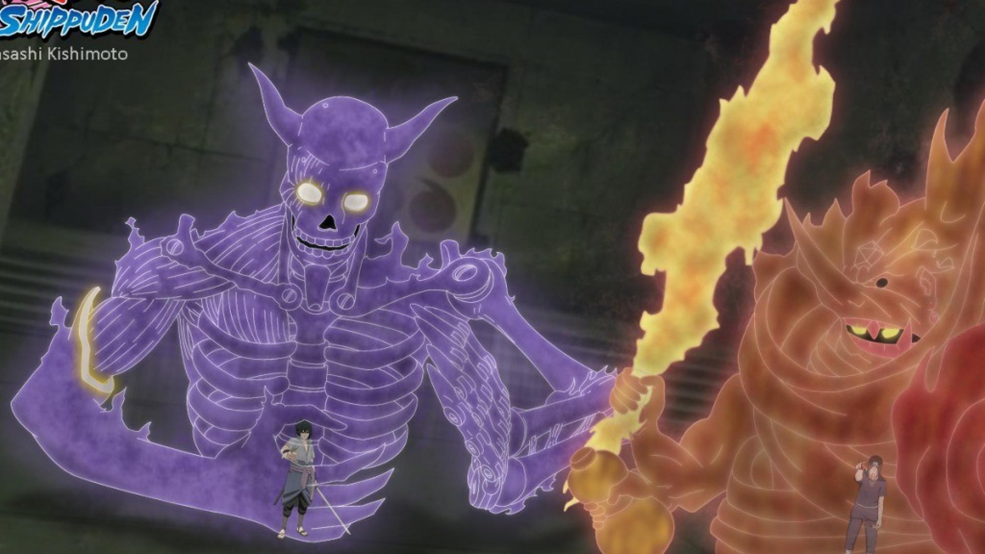 Download Naruto Itachi Using His Susanoo And Fire Wallpaper  Wallpaperscom