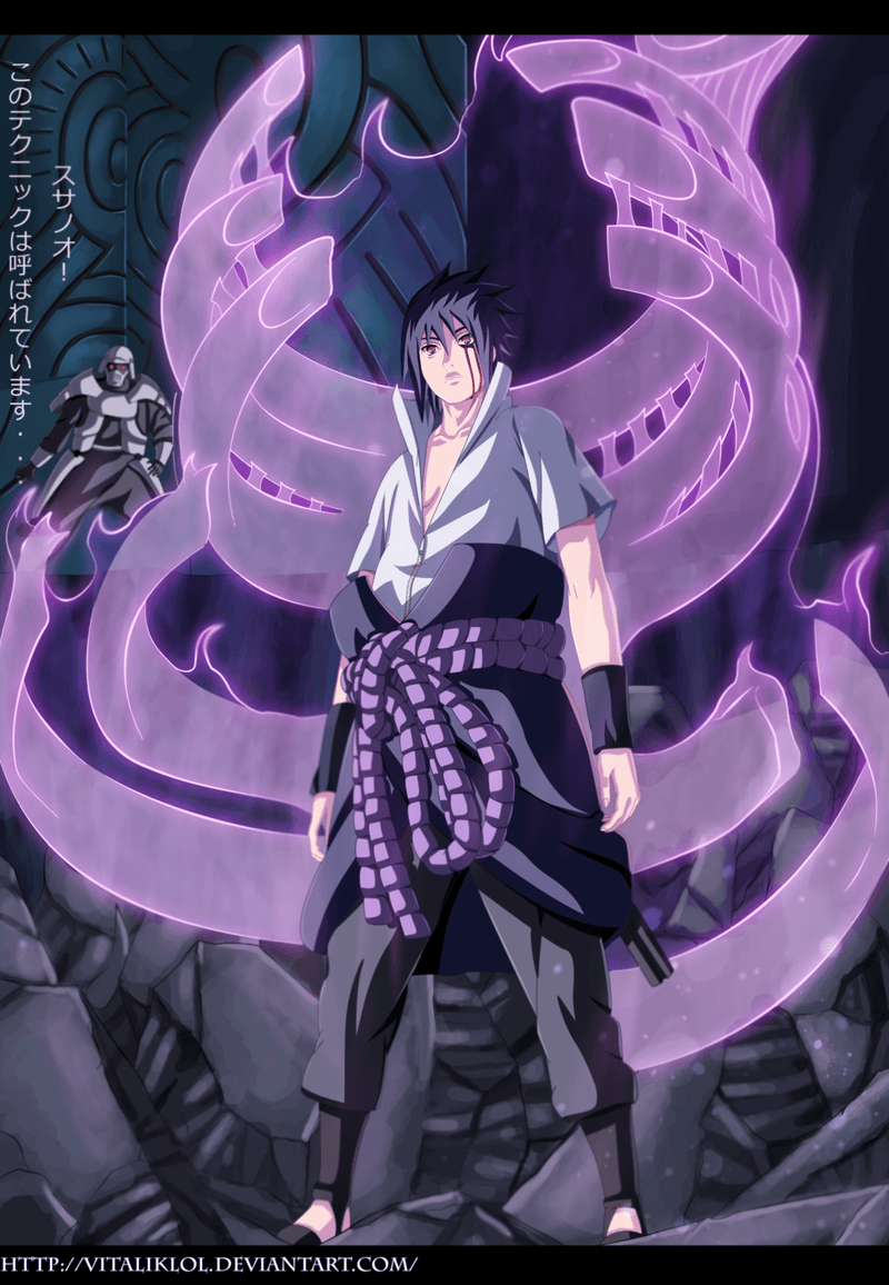 Sasuke Susanoo by *VitalikLoL. Naruto
